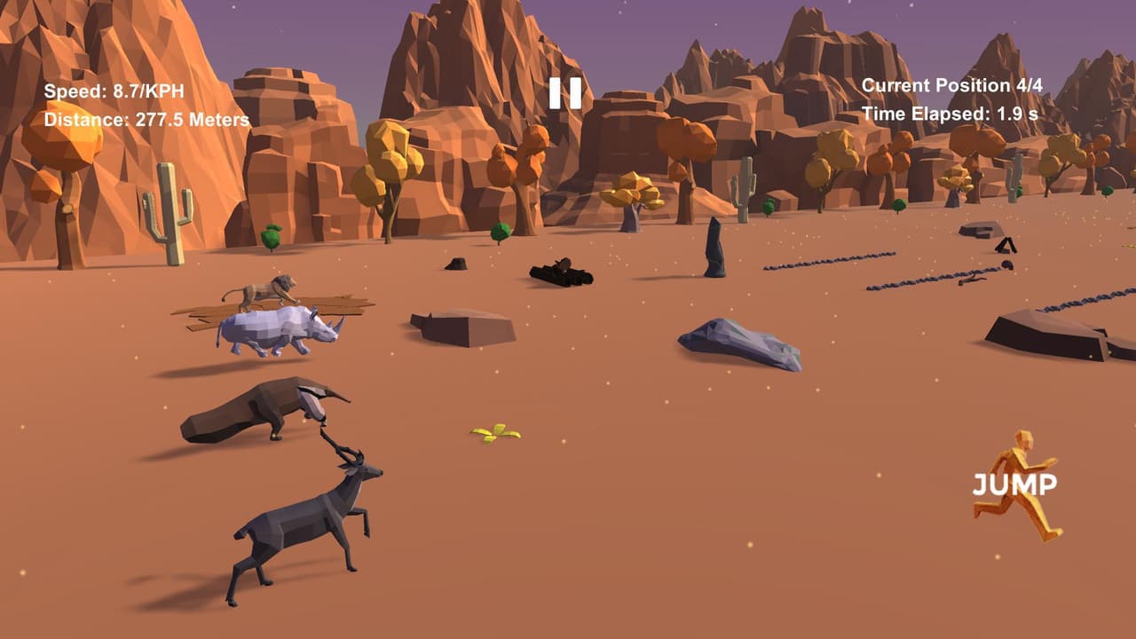 Wild Animal Drag Racing screenshot 3