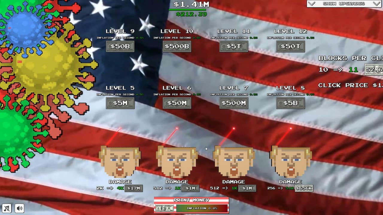 Trump VS Covid: Save The World Clicker screenshot 2