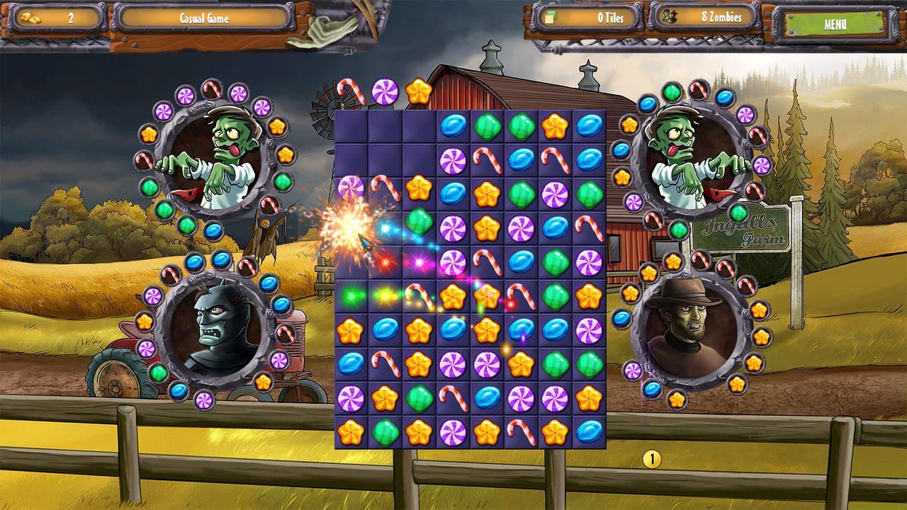 Zombie Solitaire 2, Chapter 1