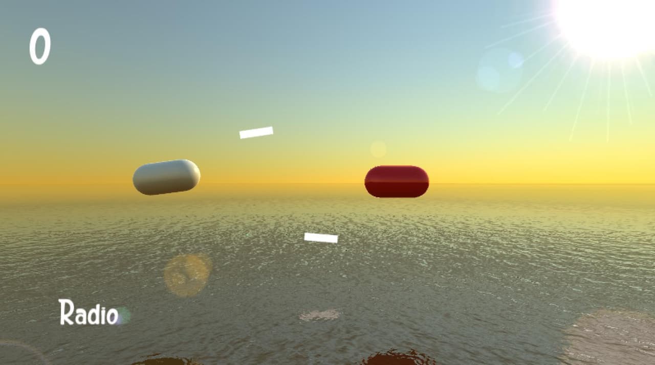 A Bullet Hell Style Shooter Where One Button Controls Both Shooting and Moving. screenshot 2