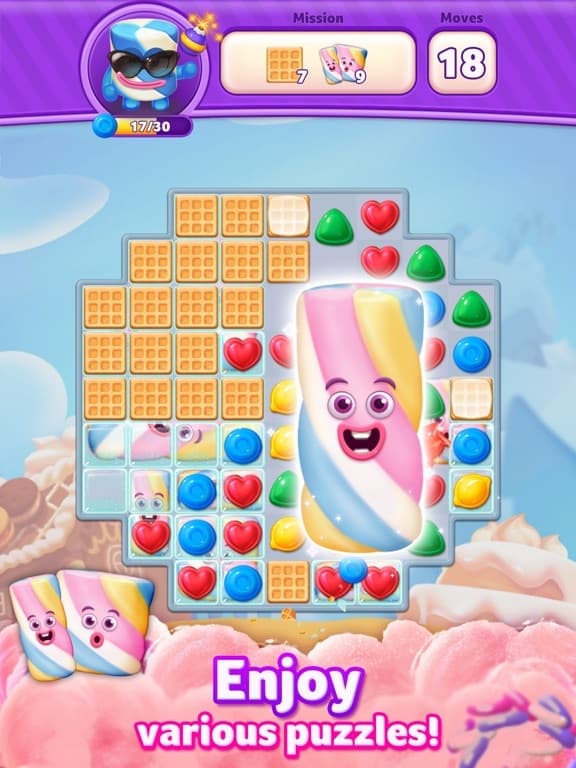 Lollipop Sweet Heroes Match3 screenshot 5