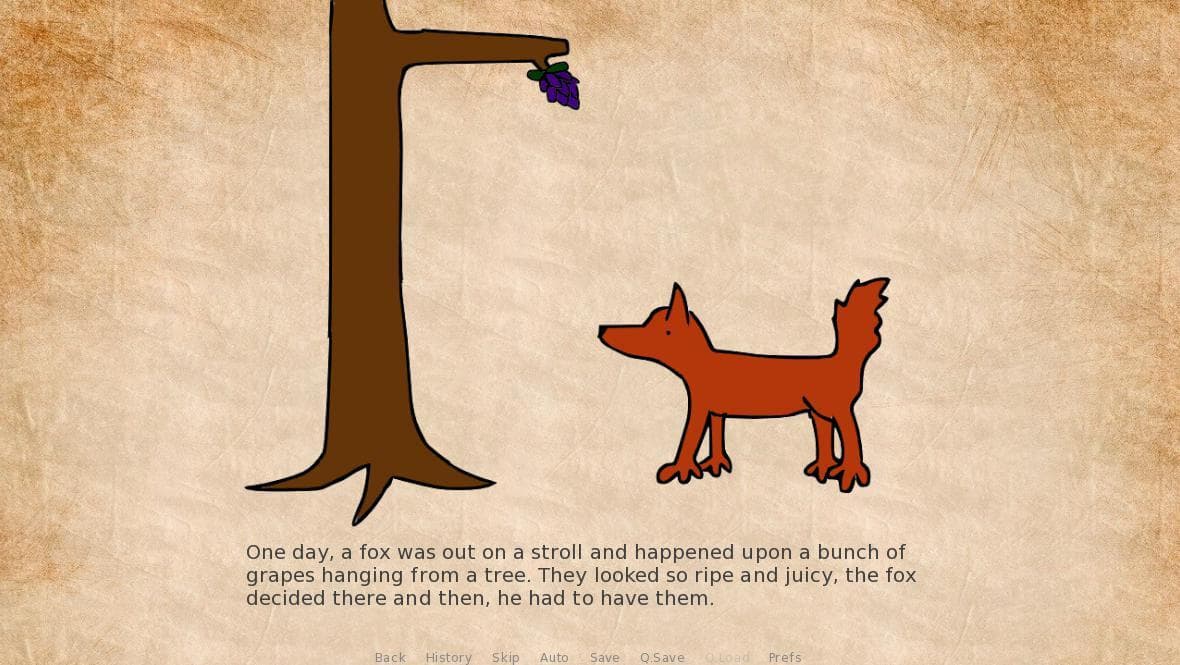 Aesops Fables VN Style with Multiple Endings
