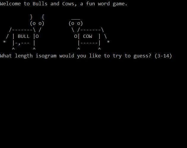 The Bull-Cow Game screenshot 2
