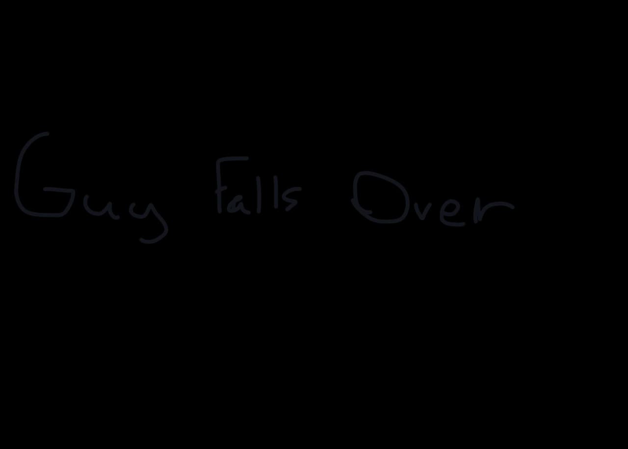 Guy Falls Over