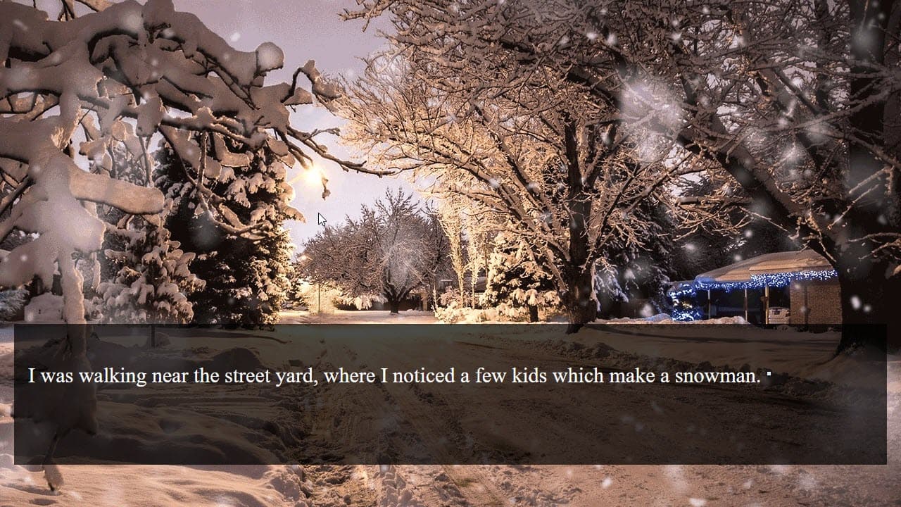 Christmas Tale - Visual Novel screenshot 5