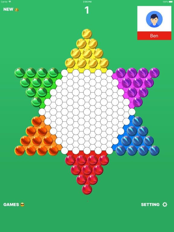 Chinese Checkers. screenshot 3