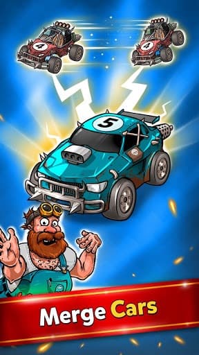 Battle Car Tycoon: Idle Merge games screenshot 6