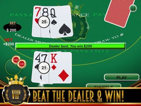 Blackjack VIP - Lucky 21 Casino Chips screenshot 3