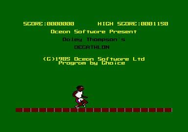 Daley Thompsons Decathlon (1984) screenshot 3