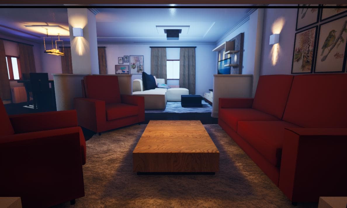 Architecture: My Living Room On unreal engine 4