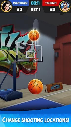 Basketball Tournament - Free Throw Game screenshot 5