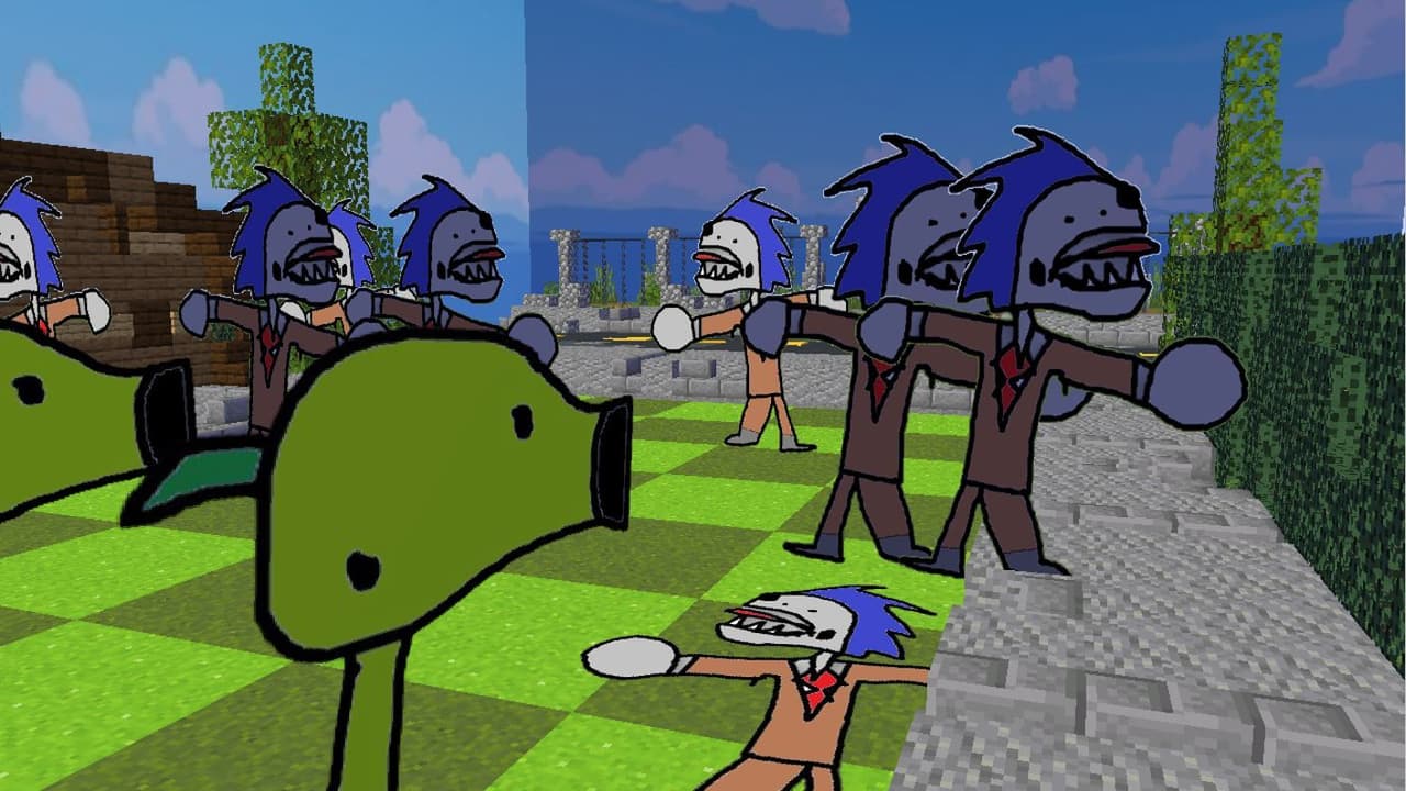 Plants vs. Zombies but made in powerpoint screenshot 5