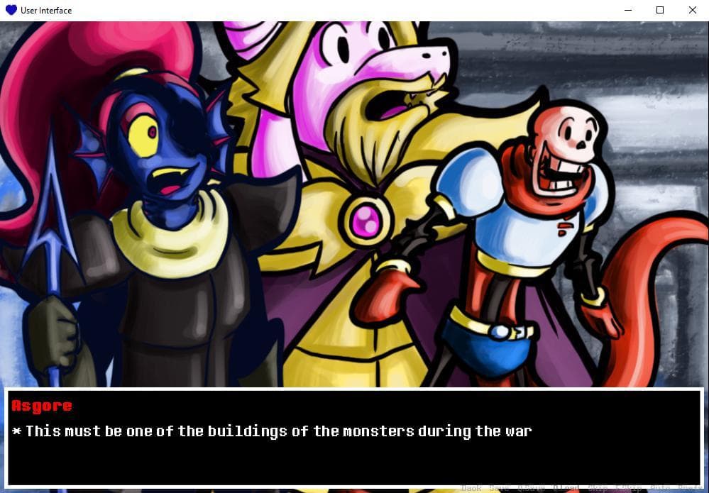 User Interface screenshot 3