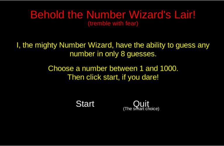 Number Wizard (The Learn Journ)