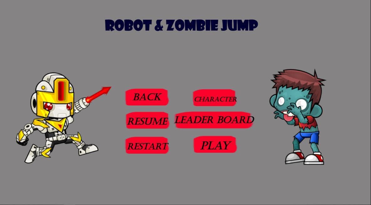 ROBOT ZOMBIE JUMP screenshot 2