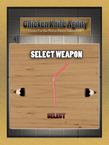 Chicken Knife Agility Game For the Not so Brave: Safety First - Free Edition screenshot 2