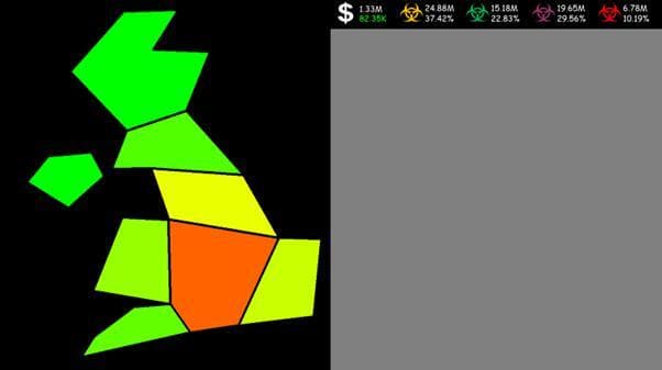 Pandemic Simulation (Joseph Hutchinson) screenshot 3