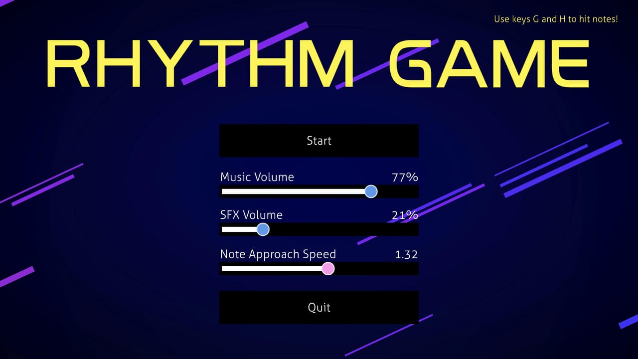Rhythm Game (JachymT) screenshot 3