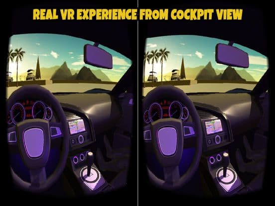 VR Car Driving Simulator: VR Game for Google Cardboard screenshot 5