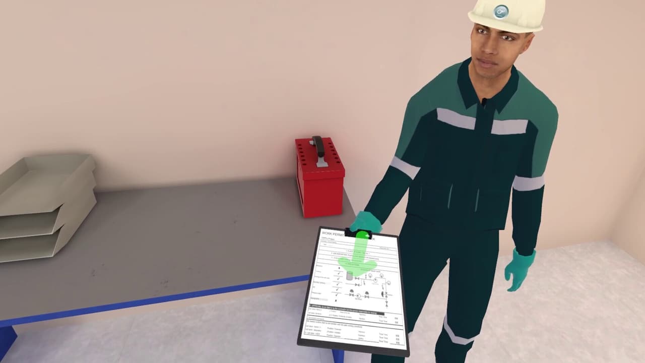 Maintenance Safety (Pipes and Acids) VR Training screenshot 3