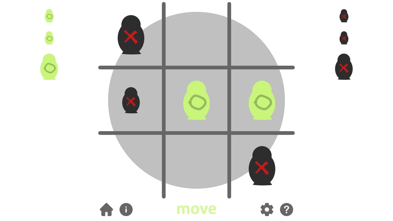 Matryoshka Tic Tac Toe