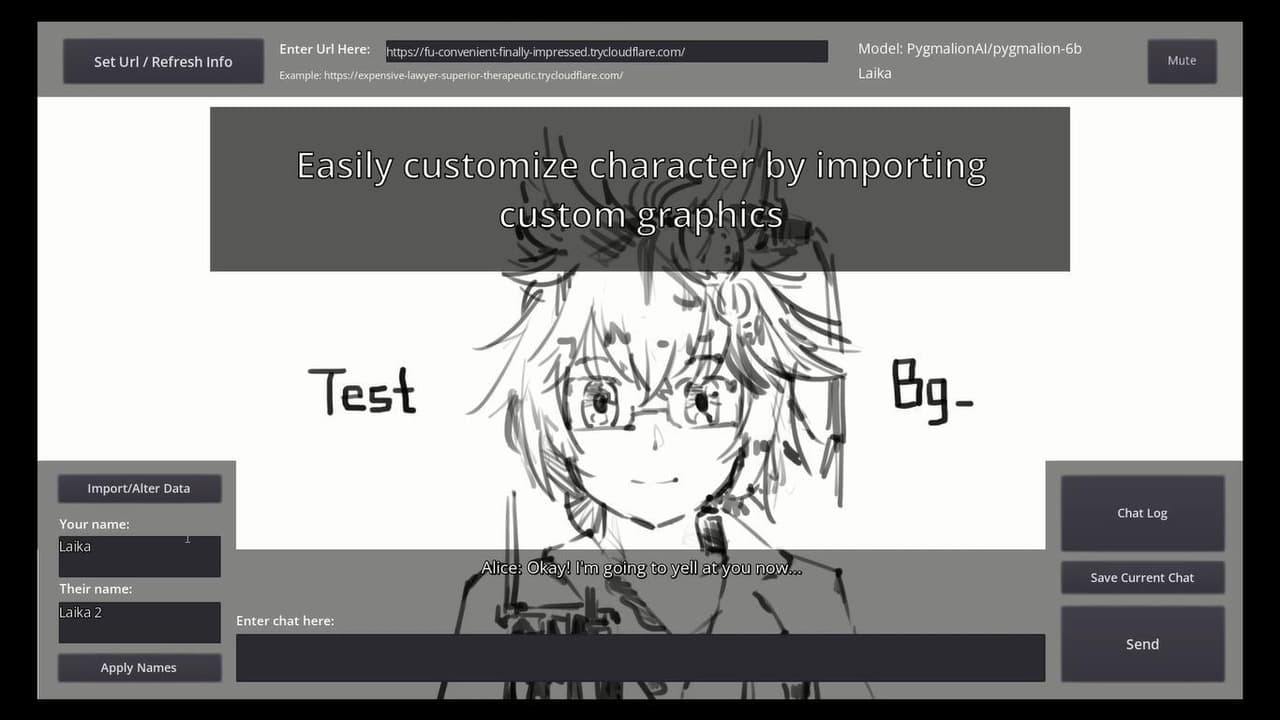 Laikas LiteVN UI for KoboldAI screenshot 4