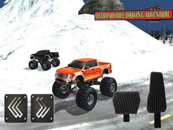 Hill Climb 4x4 Jeep: Snow Road screenshot 3