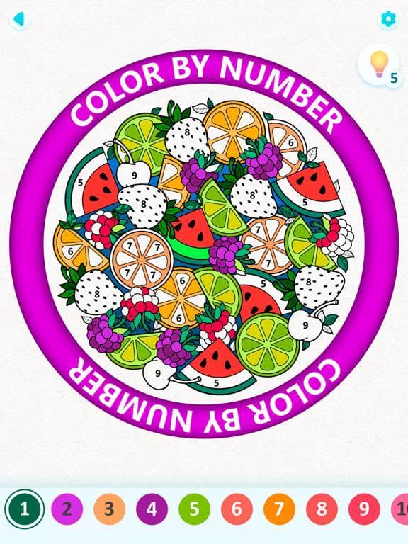 Art Pages: Color By Number