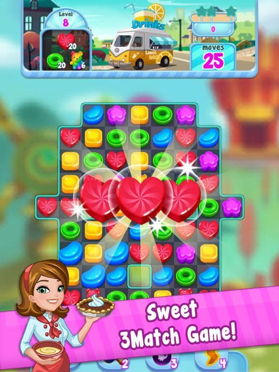 Food Crush:sweet puzzle screenshot 2