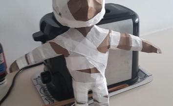 Wooden Mummy In Crazyland