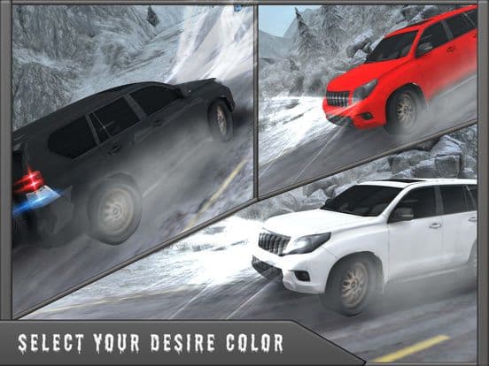 Snow Driving Simulator 3D - 4x4 Prado Driver Game screenshot 4