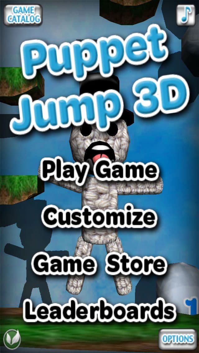 Puppet Jump 3D Lite (bluetooth + internet multiplayer) screenshot 2