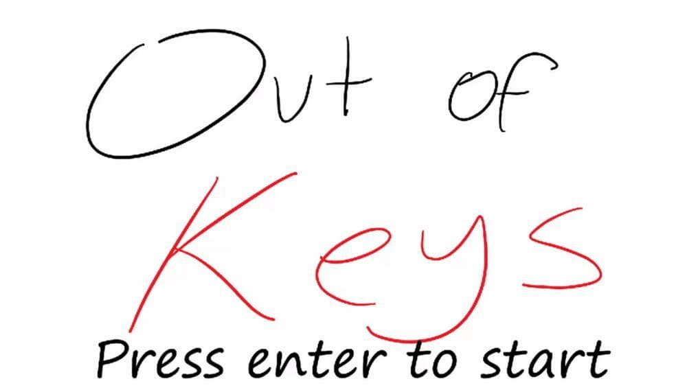 OutOfKeys screenshot 2