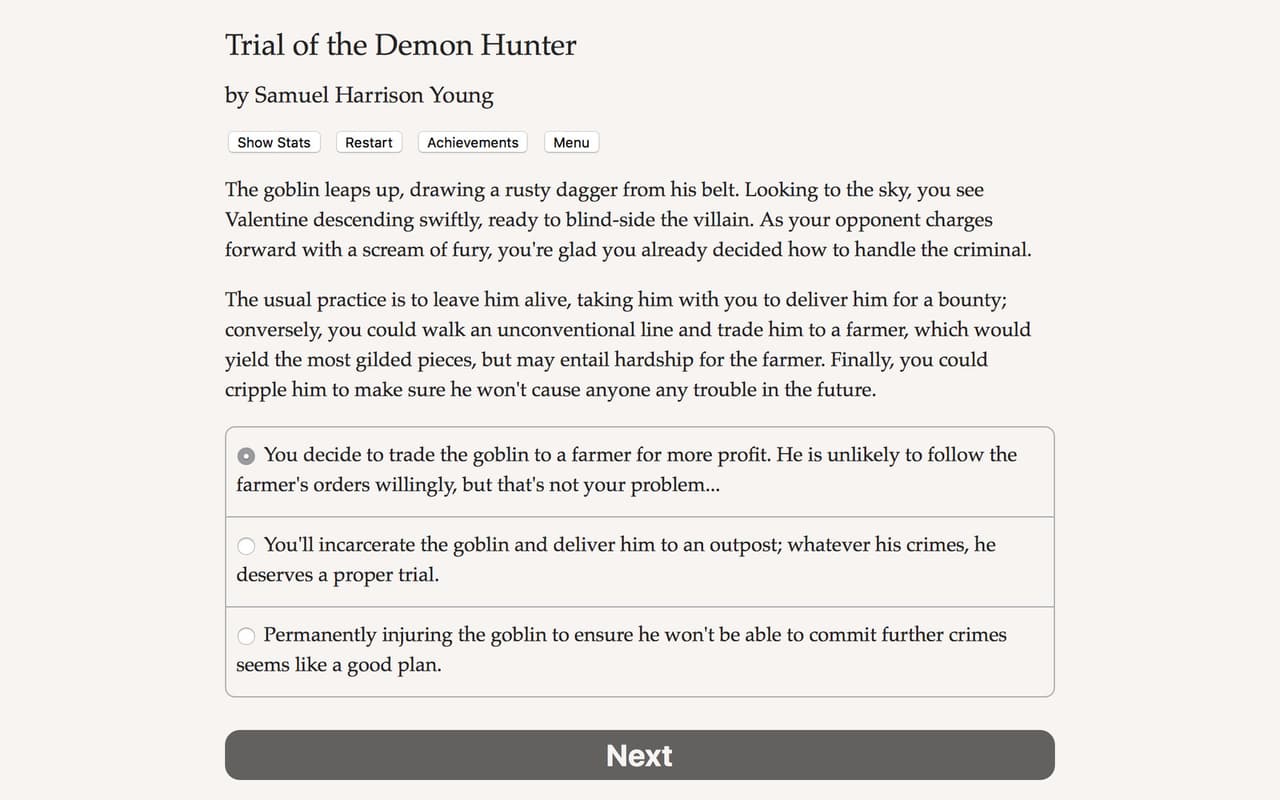 Trial of the Demon Hunter screenshot 2