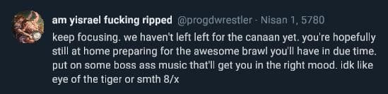 am yisrael fucking ripped