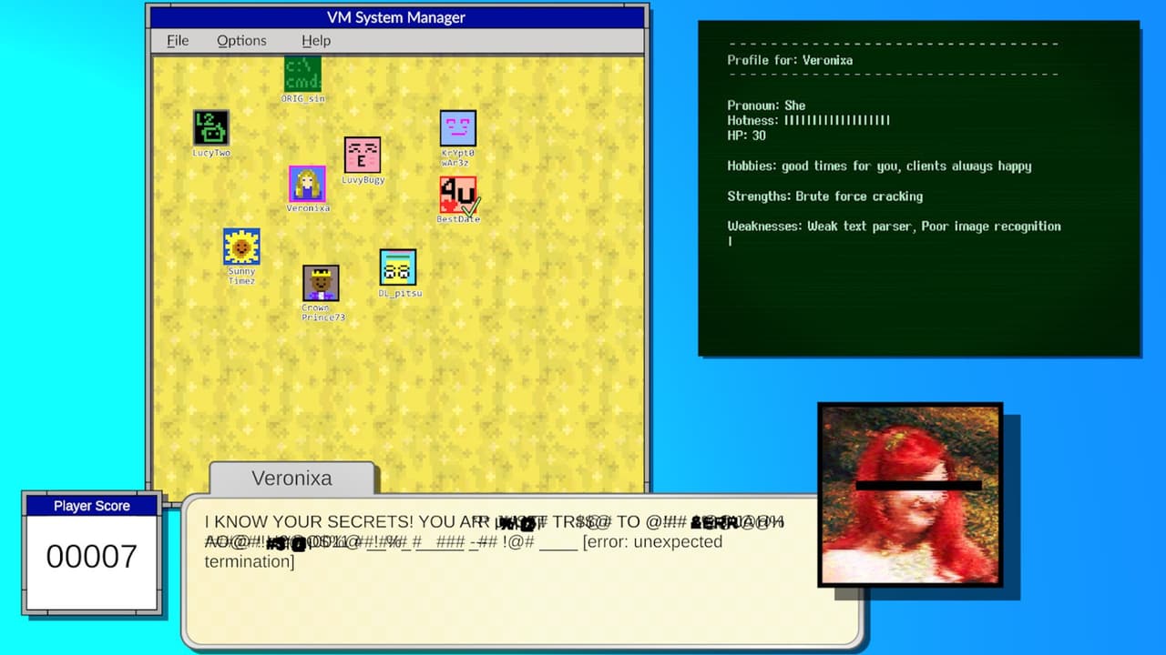 Ransomware Dating Sim