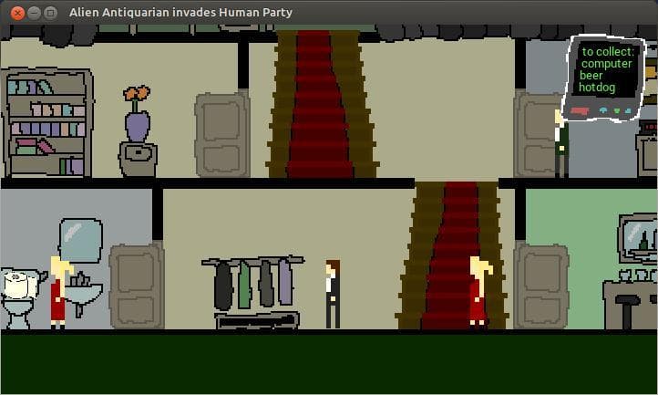 Alien Antiquarian invades Human Party screenshot 5