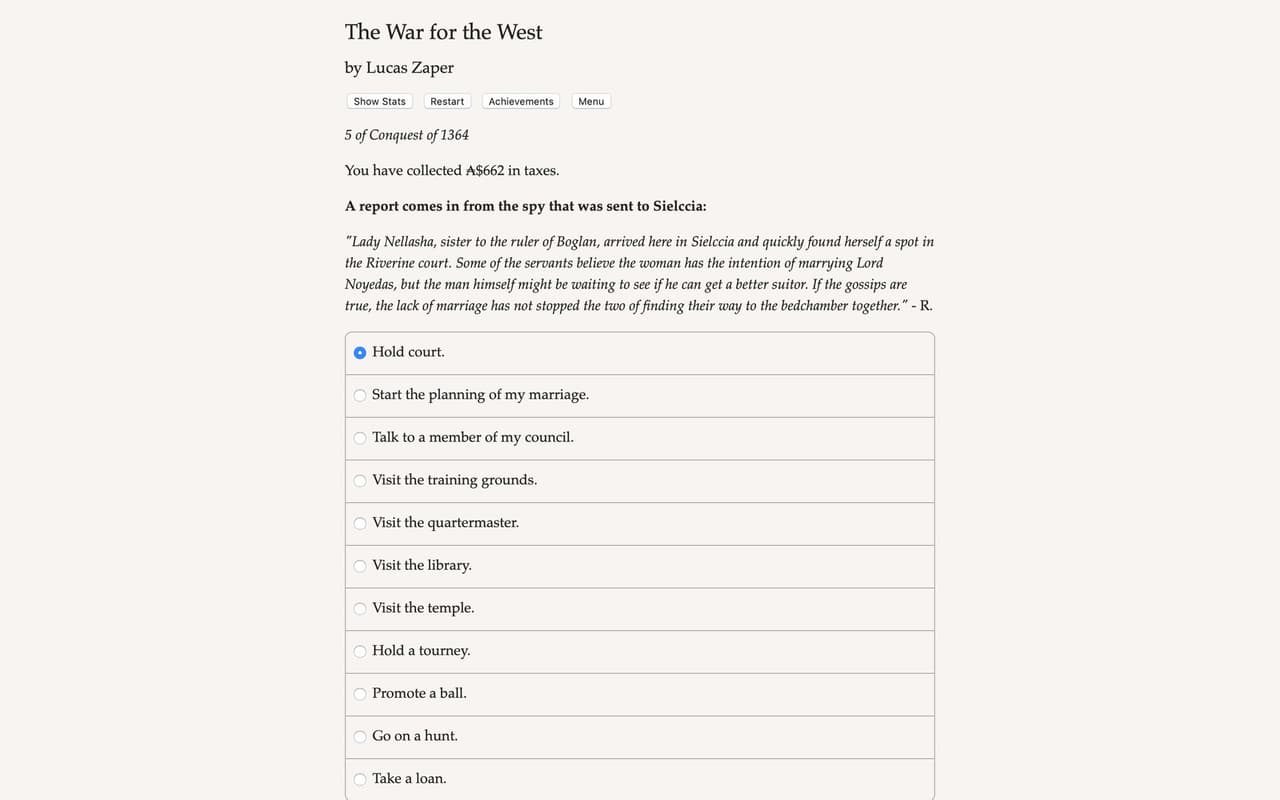 War for the West screenshot 2