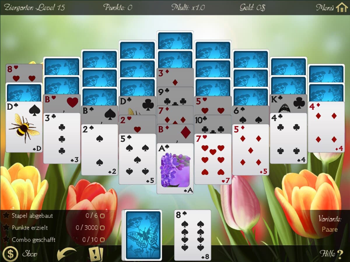Solitaire Beautiful Garden Season screenshot 3