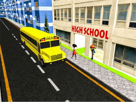 School Bus Driver City Driving screenshot 4