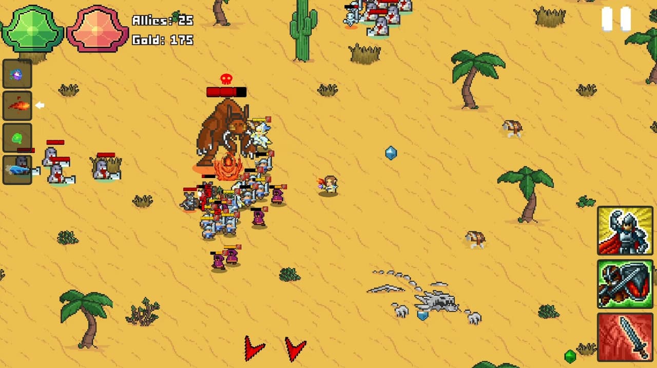 Battle for the Crystals screenshot 3