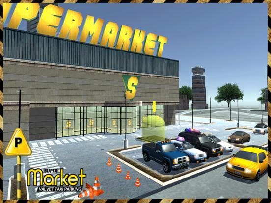 Taxi Driver 3D Simulator - Supermarket Parking screenshot 4