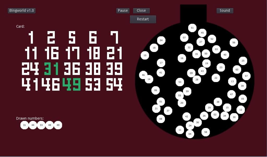 Bingworld screenshot 2