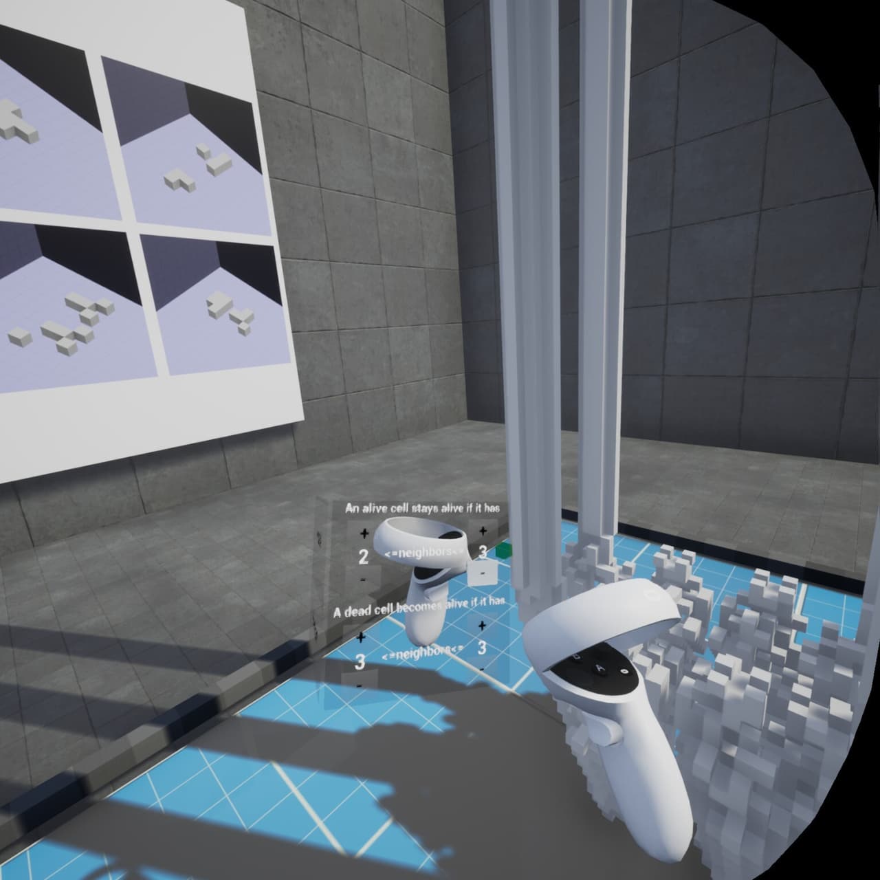 Conways Game of Life VR Lab. screenshot 6