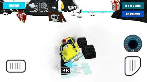 Cat Race Car Snow Drift Stunts screenshot 5