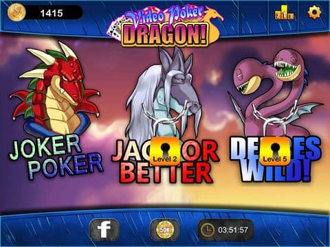 Video Poker Dragon screenshot 3