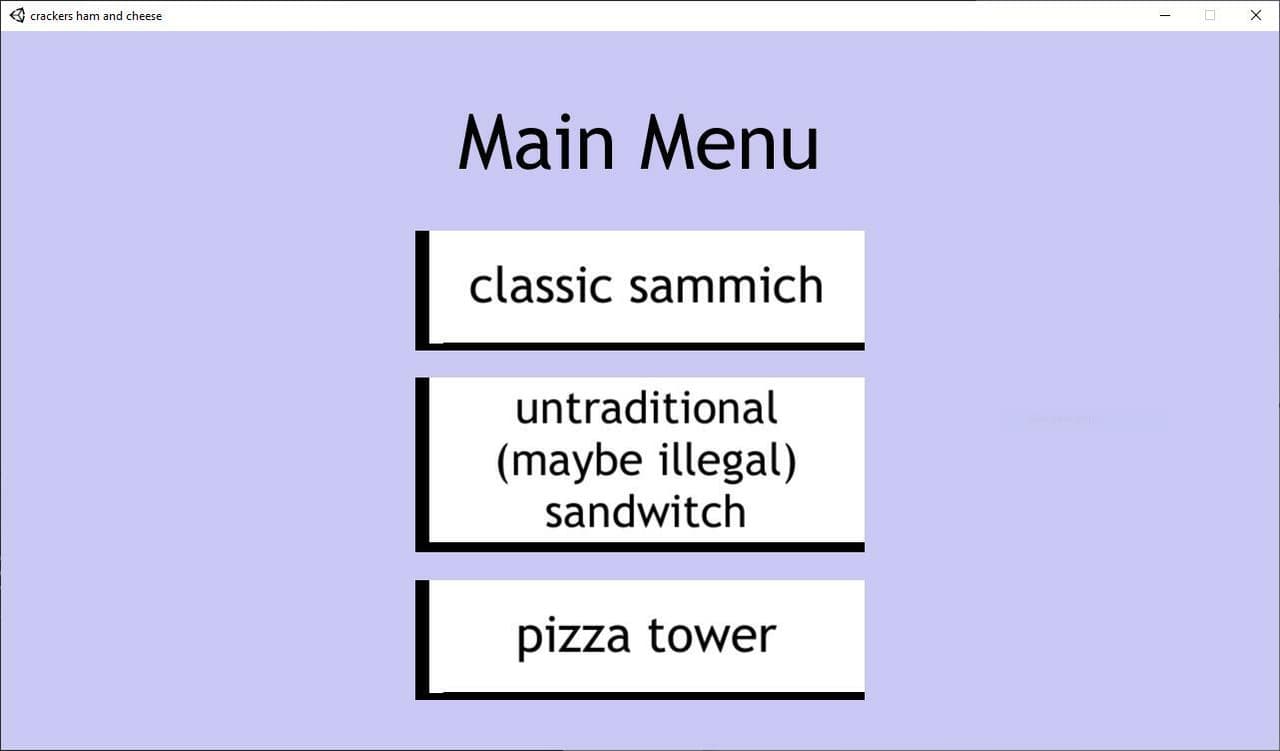 crackers, ham, and cheese screenshot 2