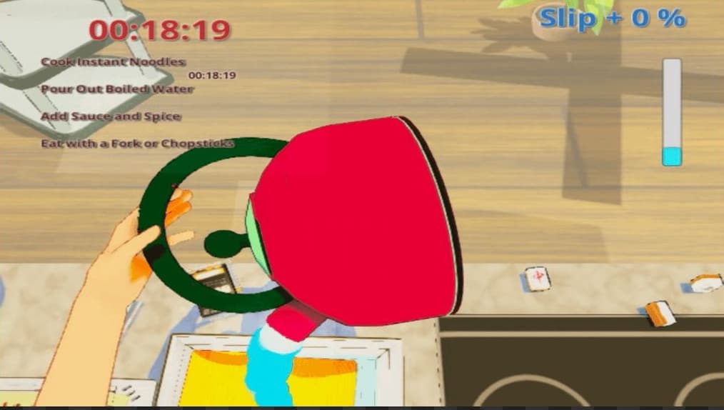 Instant Yakisoba Speedrun Simulator 2014 (Ohmori CupYakisobaTA Simulator 2014) screenshot 3