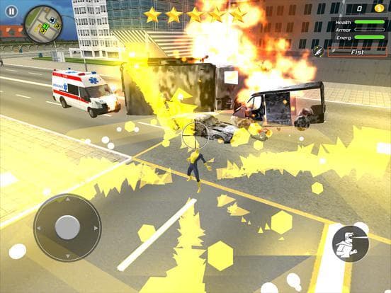 Flying Spider Hero: Crime City screenshot 2