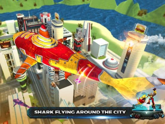 Shark Robot Transform war Hero
